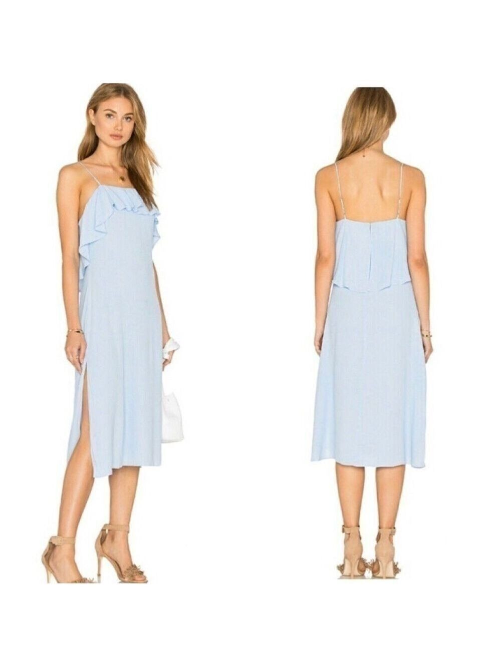 Privacy Please Hiland Midi Dress In Pale Blue
